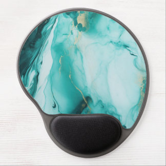 Teal Carrara Gel Mouse Pad