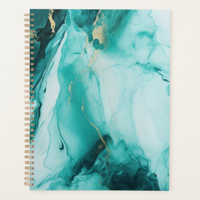 Teal Carrara Planner (Front)