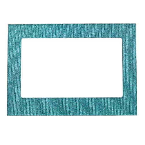 Teal Chenille Magnetic Picture Frame