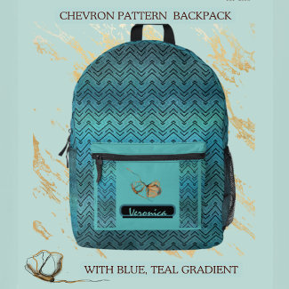 Teal Chevron 
