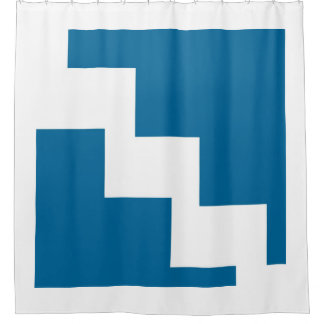 Teal Chevron Shower Curtain Teal Chevron Shower Curtain