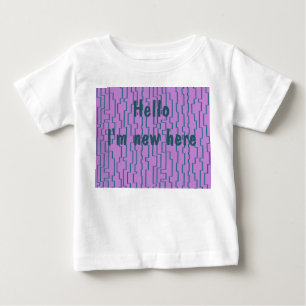 Teal Circuit Lines  Baby T-Shirt