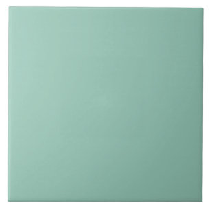Teal color, blue-green pastel ceramic tile