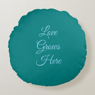 Teal Color Pillow –Stylish Modern Decorative Accen