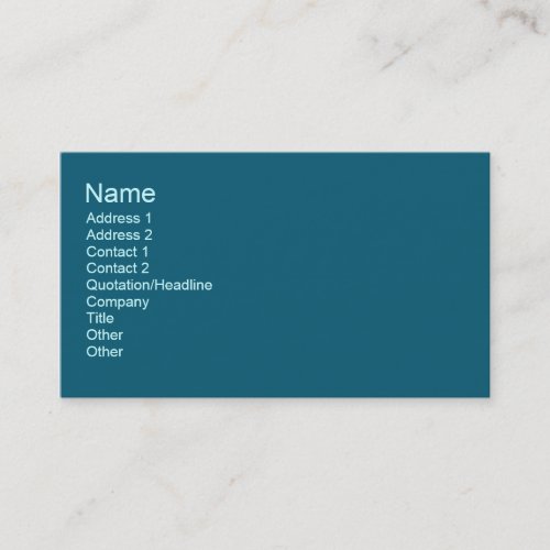 Teal colors business card templates