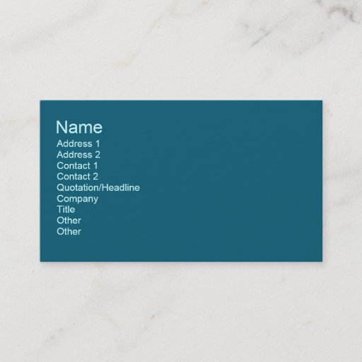 Customizable Teal colors business card templates