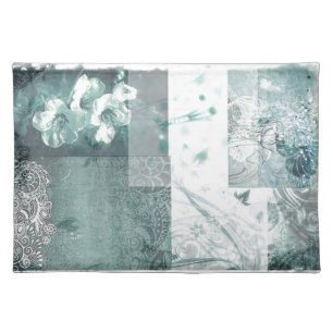 Teal composite placemat