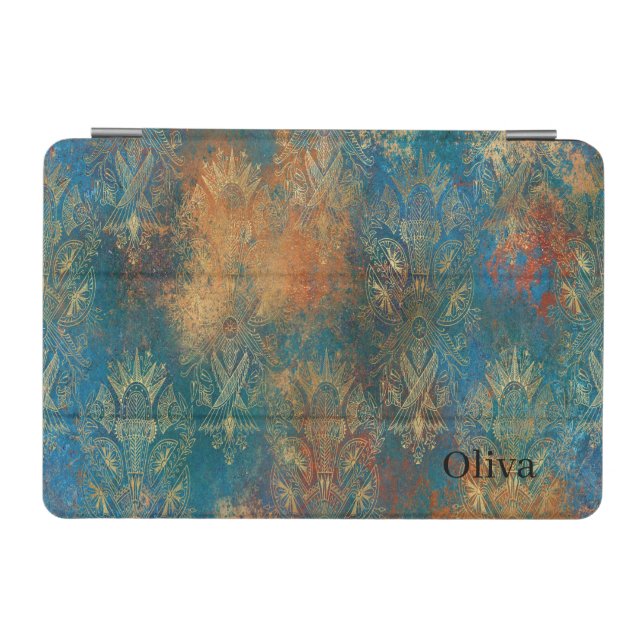 Teal Cooper Patina      iPad Mini Cover (Horizontal)