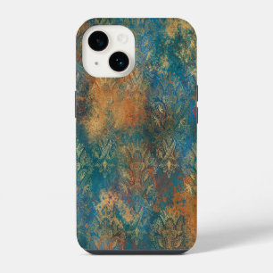 Teal Cooper Patina iPhone 14 Case