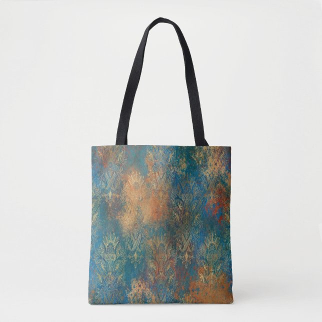 Teal Cooper Patina       Tote Bag (Front)