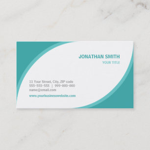 Teal Corners business card
