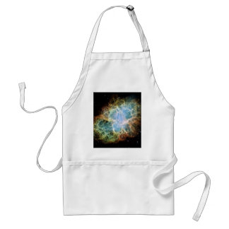 Teal Crab Nebula Adult Apron