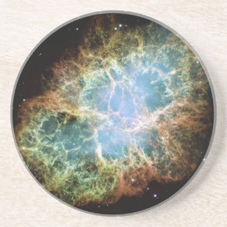 Teal Crab Nebula Coaster