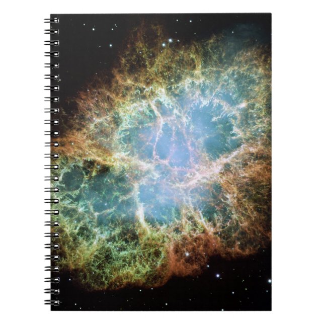 Teal Crab Nebula Notebook (Front)