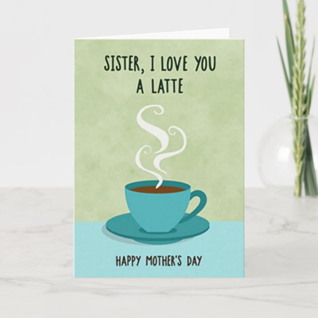 Teal Cup Mothers Love Steam Card (Front)