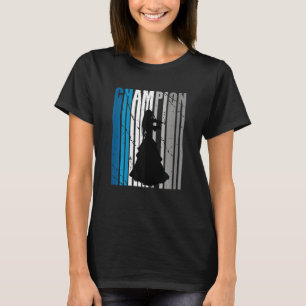 Teal Cute Womens Violin Champion Birthday Coach Co T-Shirt