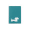 Teal Dachshund Wiener Dog Passport Cover Travel