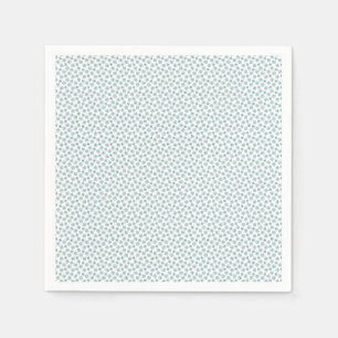 Teal Daisies Outline Napkins