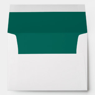 Teal Darkest Invitation Envelope