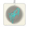 Teal Donkey air freshener in cucumber & fresh mint