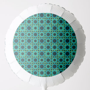 Teal Donut With Mint Balloon