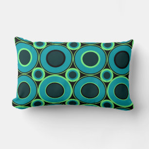 Teal Donut With Mint Cushion