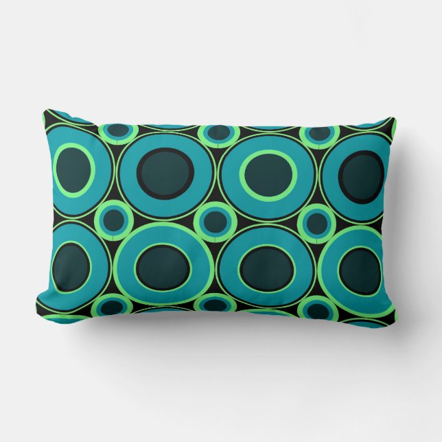 Teal Donut With Mint Cushion (Front)