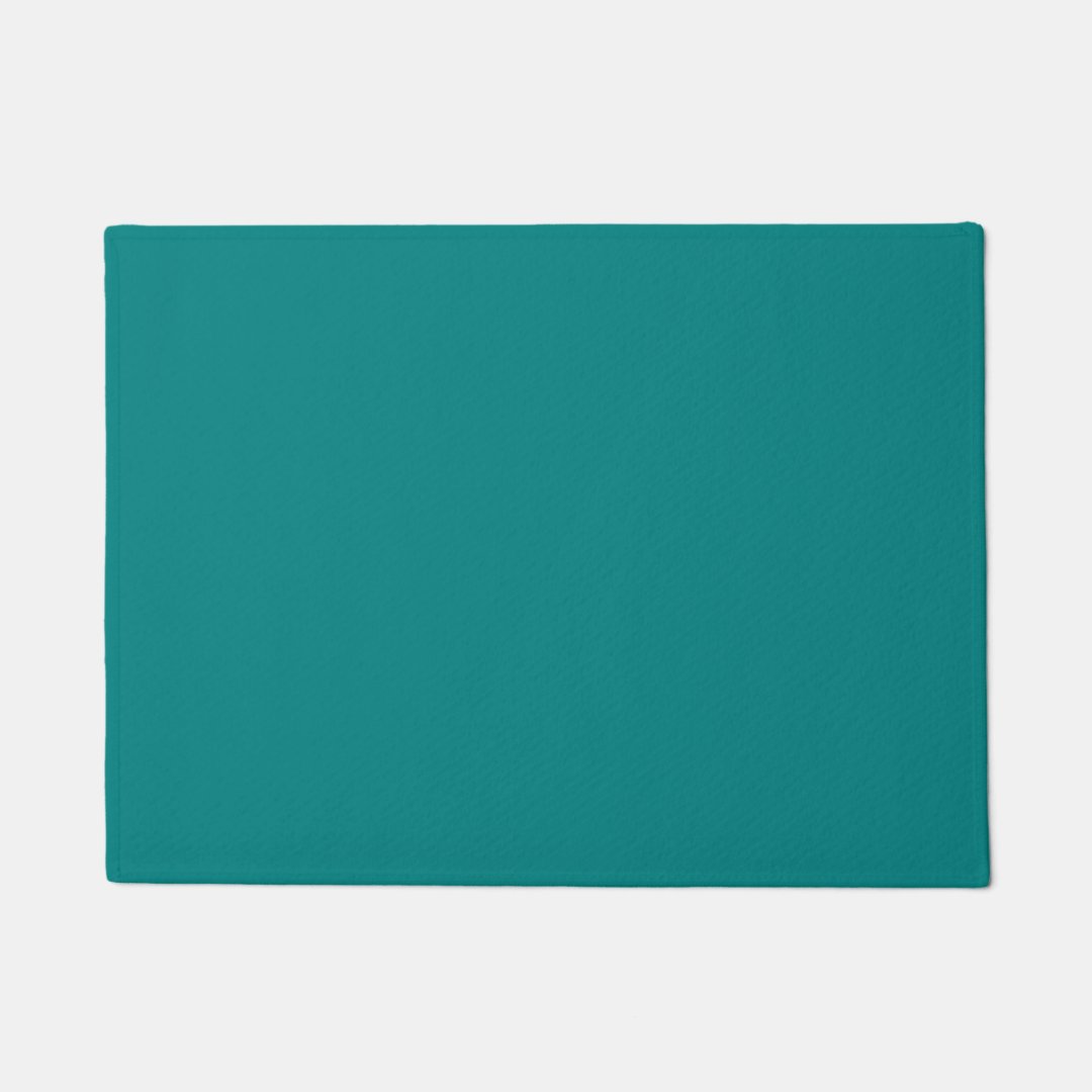 Teal Doormat Zazzle