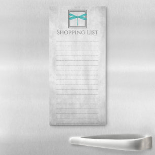 Teal Dragonfly Shopping List Notepad