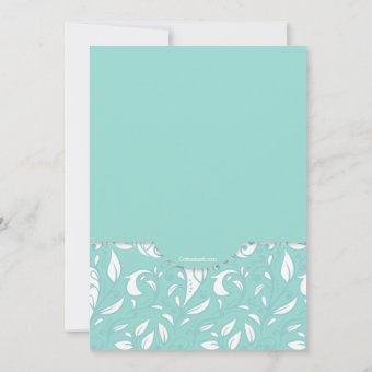 Teal Elegance Invitation | Zazzle