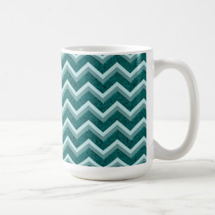 Teal Embossed Foil Coffee Mug