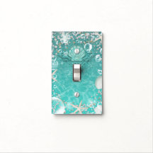 Decorative Switch Plate Cover for Bedroom Light Switch Wall Plate kitchen Exotic Fish Crabs Turtles Starfish Light Switch Wall Plate 