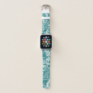 Cute Dogs Pattern) Patterned Leather Wristband Strap for Apple Watch Series  4/3/2/1 gen,Replacement for iWatch 38mm / 40mm Bands, Classic : :  Electronics