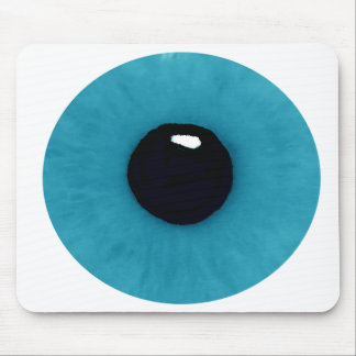Teal Eyeball Mouse Pad