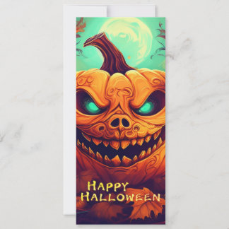 Teal-Eyed Pumpkin Candles Full Moon Halloween