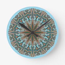 Teal Faux-knit Design