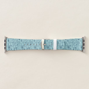 Teal Fish Pattern Apple Watch Band