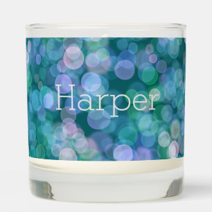 Teal Floating Color Scented Candle