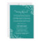 Teal Flourish Wedding Rehearsal