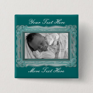 Teal Frame Button