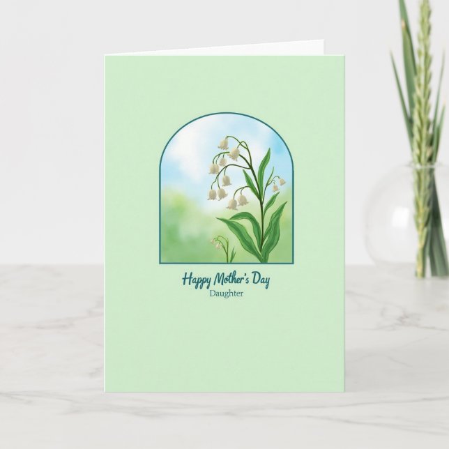Teal Frame Mothers Day Card (Front)