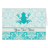 Teal Frog (Front Horizontal)