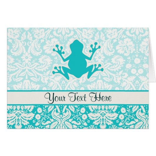 Teal Frog (Front Horizontal)