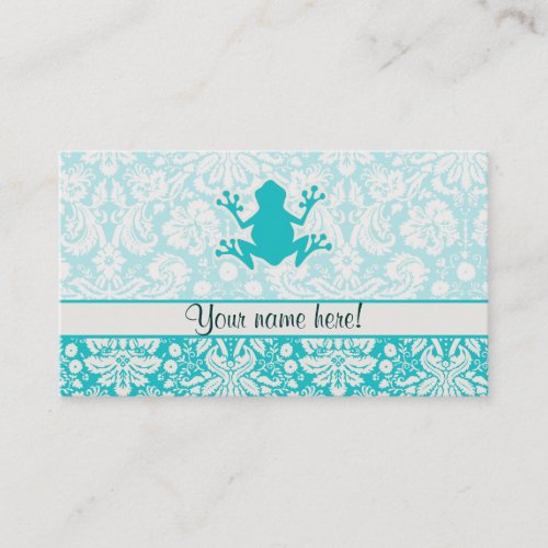 Teal Frog Business Card