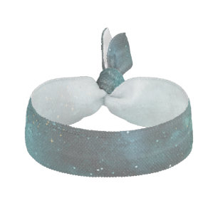 Teal Galaxy Series Design 1 Elastic Hair Tie