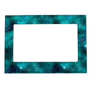 Teal Galaxy Series Design 8 Magnetic Frame