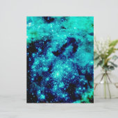 Teal Galaxy Stationary (Standing Front)