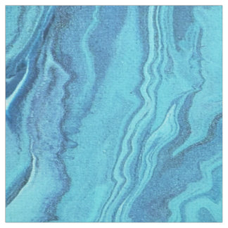 Teal Geode Fabric