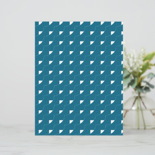 Teal Geometric Scrapbook Paper