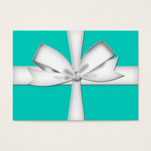 Teal Gift Card Business Card